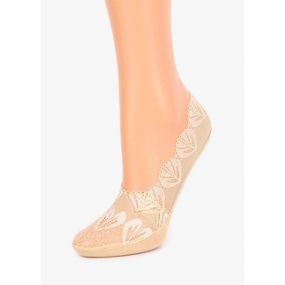 Marilyn dámske čipkované ťapky JACQUARD U22 Beige