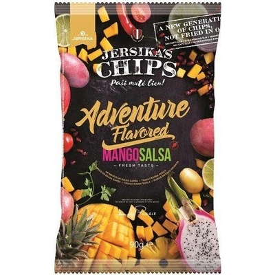 Jersika popované chipsy s příchutí mango salsy 90 g
