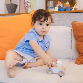 Classic World Детска дървена количка - Космонавт (cw53610)