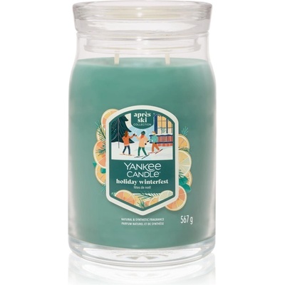 Yankee Candle Holiday Winterfest ароматна свещ Signature 567 гр