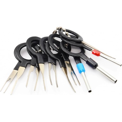 Klíče pro odstraňování pinů - vypichováky na konektory, sada 11 ks, Geko G02702 – Sleviste.cz