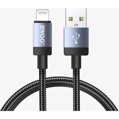 Bwoo BO-X401L USB-A / Lightning opletený 15W 1m černý