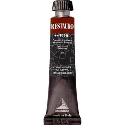 Maimeri Varnish Restauro Боя за реставрация Permanent Carmine 167 20 ml 1 бр (M3302167)