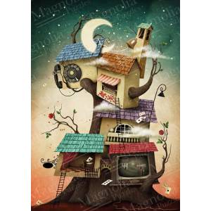 Magnolia - Puzzle House on the Tree - 1 000 piese