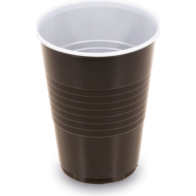 Wimex Kávový pohár PP hnedo biely O70mm 180ml