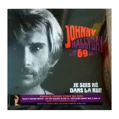 EP Johnny Hallyday - Je Suis Né Dans La Rue
