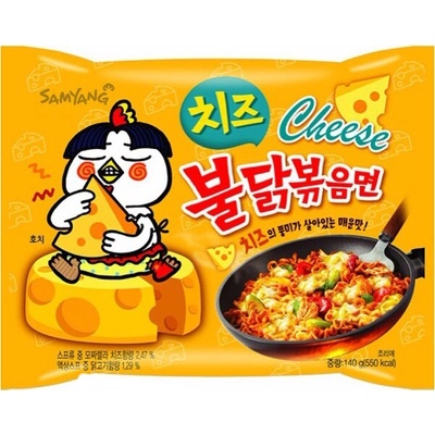 Samyang instantní nudlová polévka pálivá Hot Chicken Cheese 140 g – Zboží Dáma