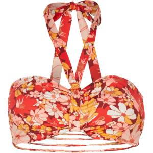 O'Neill Дамско бикини горнище O'neill Women's Reversible Jen Bandeau Retro Bikini top - Red AO - размер 34 (EU) (150-2329-0211)