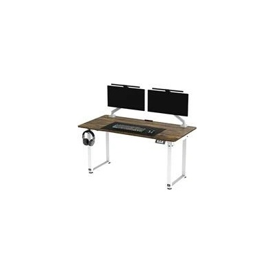 Ultradesk Uplif biela/hnedá