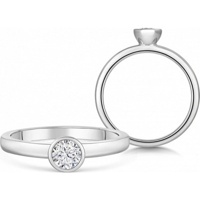 Sofia Diamonds zlatý zásnubní prsten s diamantem BDRB00079WG
