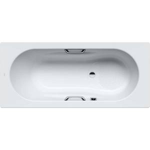 KALDEWEI Ambiente - Правоъгълна вана Vaio Set Star 957, 160x70 см, с отвори за дръжки, противоплъзгаща повърхност, Perl-Effekt, бяла 233730003001 (233730003001)
