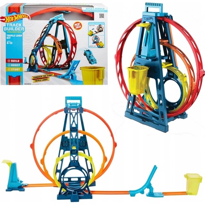 Hot Wheels track builder trojitá smyčka – Zbozi.Blesk.cz
