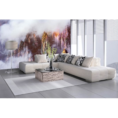 DIMEX ART Самозалепваща се флизелинова фототапета цветни върхове 375 x 250 см