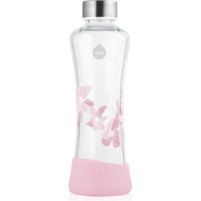 Equa Glass skleněná láhev na vodu barva Magnolia 550 ml