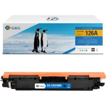 Compatible УНИВЕРСАЛНА КАСЕТА ЗА HP Color Laserjet CP1025/CP1025NW - Black - /126A/ - CRG-729BK (CRG729BK)/CE310A - PN NT-CH310FBK/NT-CH310BK - G&G (NT-CH310FBK)