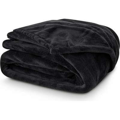Carbotex polyester čierna Deka 150x200