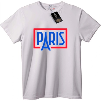 NOONEBRAND Тениска Paris градско лого - 2XL, Black