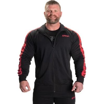 Gasp TRACK SUIT JACKET BLACK/RED mikina čierno-červená