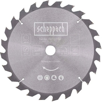 Scheppach pilový kotouč na dřevo TCT pr. 305/30 24 zubů