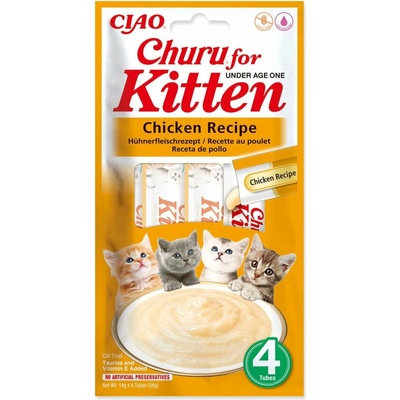 Churu Cat Kitten Chicken Recipe 4 x 14 g