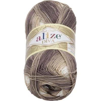 DIVA batik 100 g – 1815 svetlo béžová, tmavo béžová