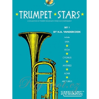 TRUMPET STARS 1 by Vandercook + CD trumpeta + klavír