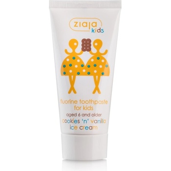 Ziaja Kids Cookies and Vanilla Ice Cream detská zubná pasta 50 ml