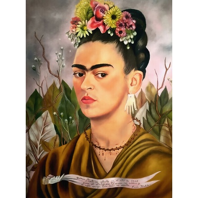 Plagát, Obraz - Self Portrait, Dedicated to Dr Eloesser, 1940, Frida Kahlo, 30 × 40 cm