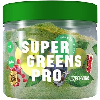 Czech Virus Super Greens jablkový fresh 360 g