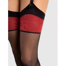 Fiore Dámské punčochy Scarlett O 4058 20 DEN black-red