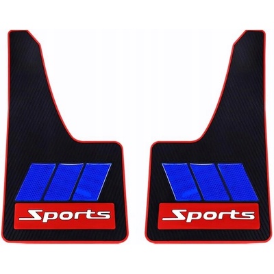 Univerzální automobilové blatníky 2 ks UPEVNĚNÍ NA ŠROUBY S ODRÁZKAMI 2ks