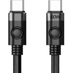 ORICO Кабел Orico CDX-60CC-BK, от USB C(м) към USB C(м), 1m, черен (CDX-60CC-BK)