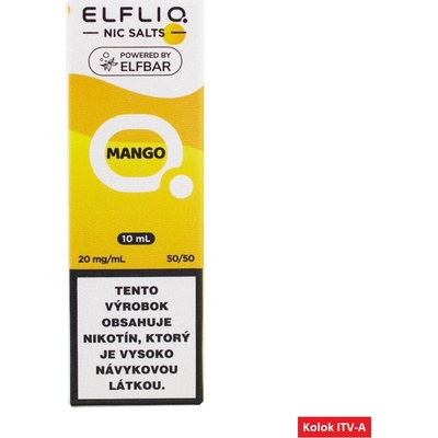 ELFLIQ Nic SALT Mango 10 ml 20 mg