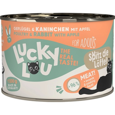 Lucky Lou Adult drůbeží a králičí 6 x 200 g