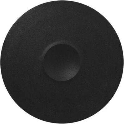 RAK Porcelain Tanier plytký s jamkou 30 cm, čierna NFMRFP30BK-6