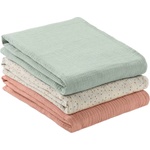 Hauck Комплект муселинови пелени Hauck - Cuddle N Clean, 80 x 80 cm, 3 броя (711217) - baby