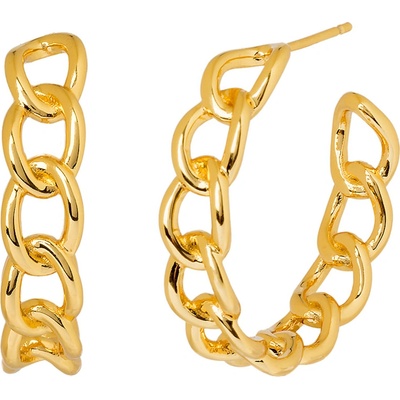 Aleyolé pozlacené kruhové Tempest gold OAL300018