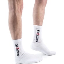 Ponožky Sk8erboy Crew biele bavlnené ponožky