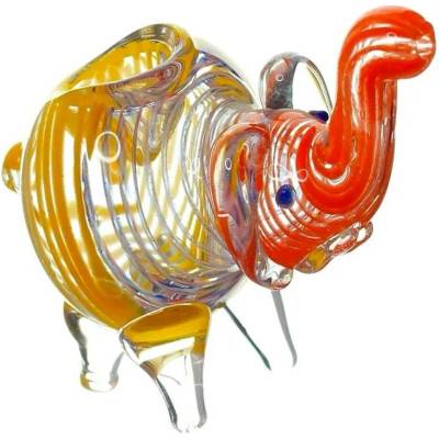 Bongthai Glass Animal Pipe Elephant