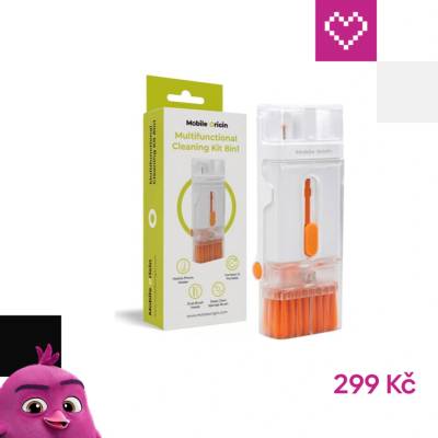 Mobile Origin Multifunctional Cleaning Kit 8in1 (MO-CLNK-MFC3) bílá/oranžová – Zboží Živě