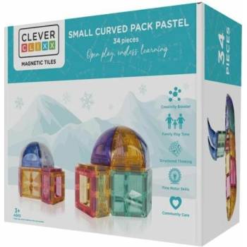 Cleverclixx Curved Pack Pastel 34 ks