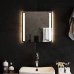 vidaXL LED огледало за баня, 40x40 см (151738)