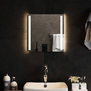 vidaXL LED огледало за баня, 40x40 см (151738)