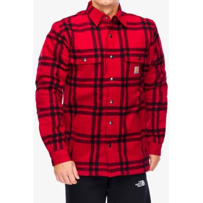 Carhartt Roane Hooded košel'a Jac crabapple