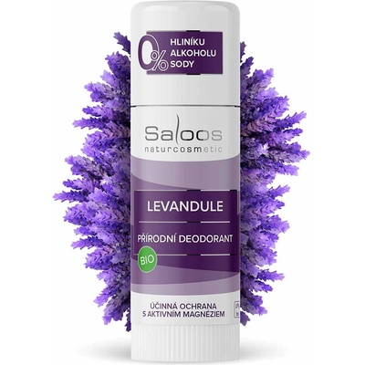 Saloos Bio Natural Deodorant Lavender 60g