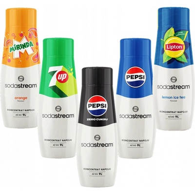 SodaStream Lipton Mirinda Pepsi 7up 5 x 440 ml