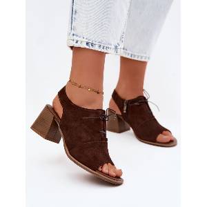 Step in style Дамски сандали с ток модел 228388 Step in style