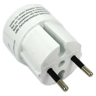 Преходник за Южна Европа f-243 бял