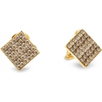 Spark zlaté se Swarovski Elements Kingdom Karo KLGFMK6GS Golden Shadow