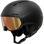 Alpina Ски каска Alpina Vizzard Q S2 Mips Ski helmet - Black Matt / Gold - размер 59-63 cm (418-1504-0113)